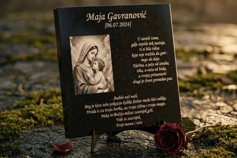 Grobna ploča s fotografijom – što odabrati